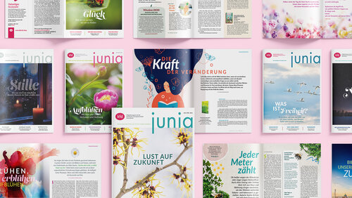 Junia-kfd-Mitgliedermagazin - Coverauswahl